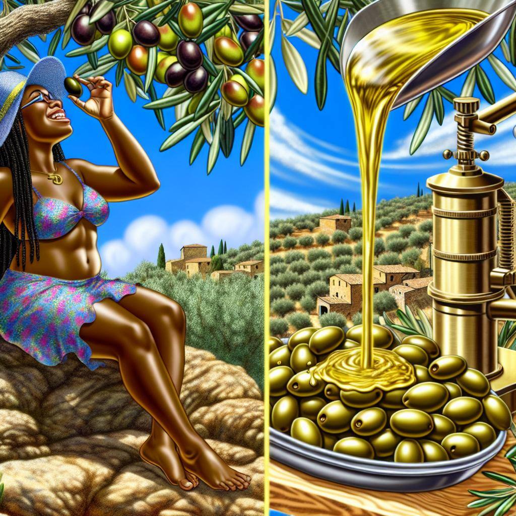 Delighting in the Delicate Taste of Leccino Olive in Extra Virgin Olive Oil