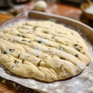 Mastering Olive and Onion Focaccia Dough Preparation