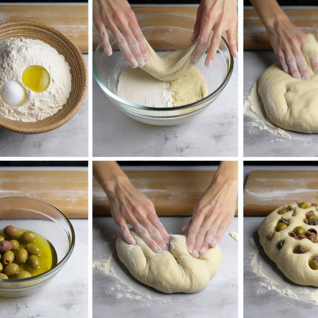 Mastering the Stretch and Fold for Olive Ciabatta Dough