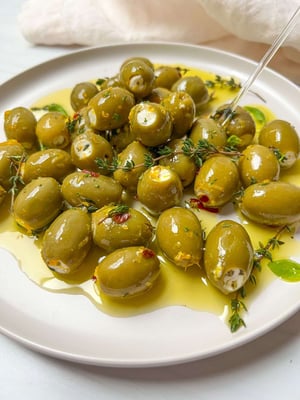 Marinated-Feta-Stuffed-Olives