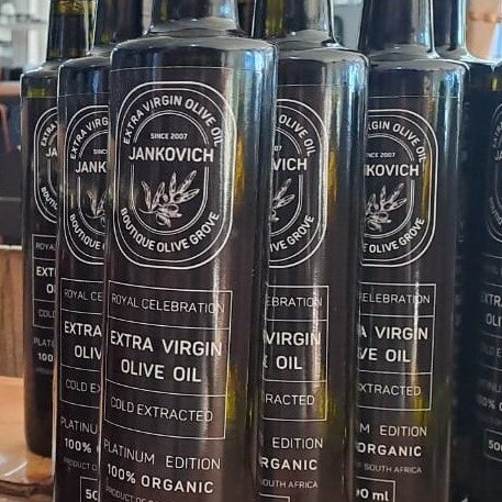 Taste and Aromas of a Blend of Mission, Frantoio, Coratina, and Leccino Olives in Extra Virgin Olive Oil