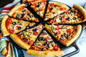 Olive-Infused Vegetarian Pizza is a delicious twist on the classic pizza